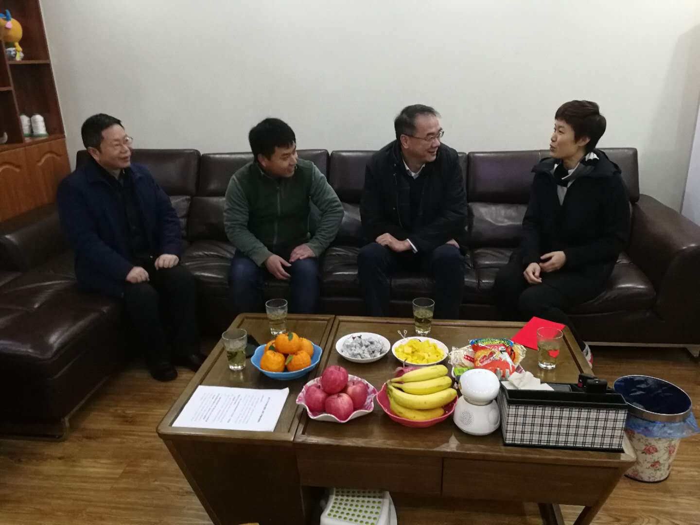 慰问现场